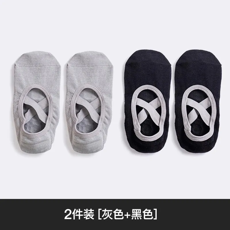 Yoga Socks Non-Slip Thin Cotton Socks for Workout and Dance Indoor Pilates Sports