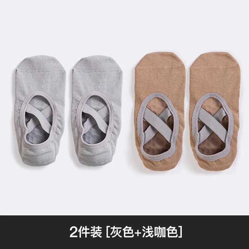 Yoga Socks Non-Slip Thin Cotton Socks for Workout and Dance Indoor Pilates Sports