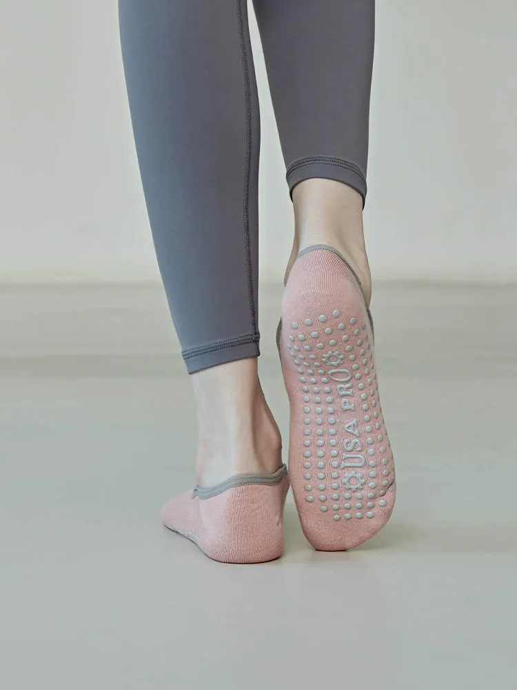Yoga Socks Non-Slip Thin Cotton Socks for Workout and Dance Indoor Pilates Sports