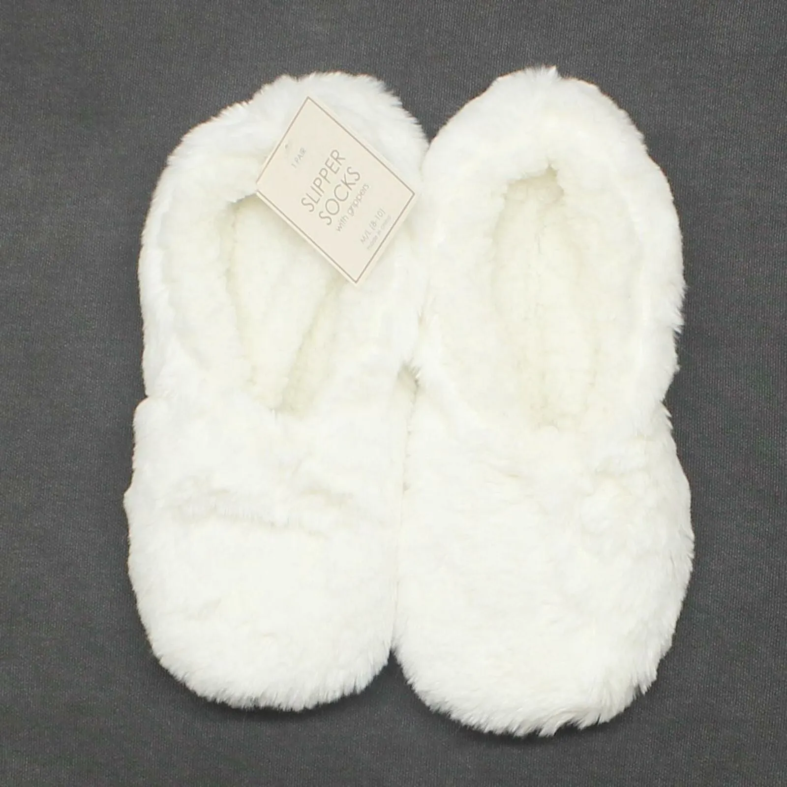 ZUZIFY Women's Faux Fur Pull On Slipper Socks