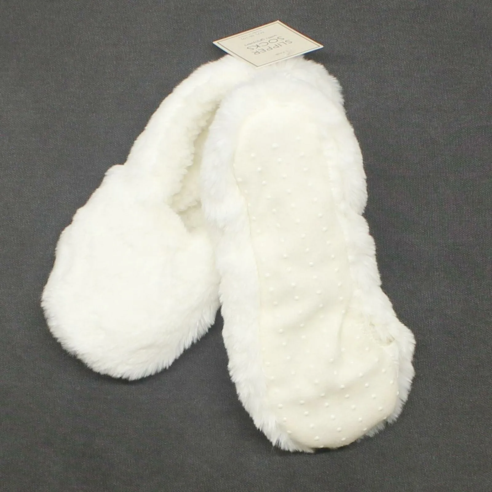ZUZIFY Women's Faux Fur Pull On Slipper Socks